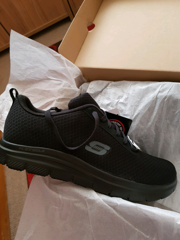 skechers work trick trainers